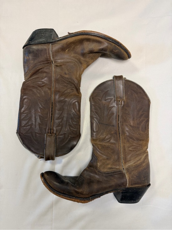 Durango Shoes - VINTAGE ✨ Brown Leather Durango Cowboy Boots